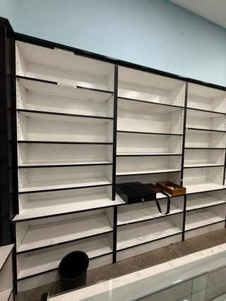 Conjunto Librería Estanterías Blancas