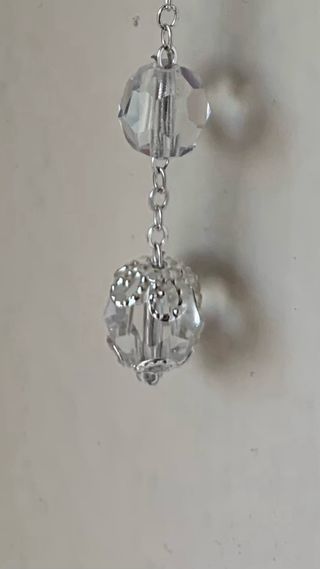 Collana con cristalli e cuore