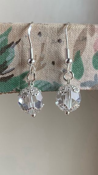 Collana con cristalli e cuore