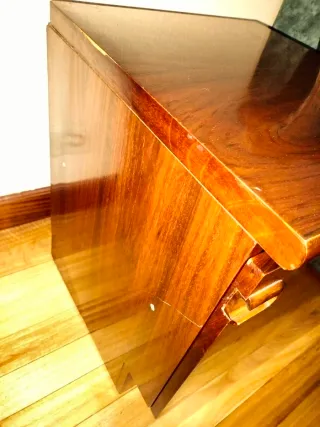 Mesa auxiliar madera 60x49x44 cm