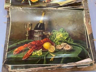 Carteles antiguos de frutas y flores Todo por 50€