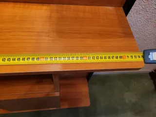 Mueble de entrada madera y cristal