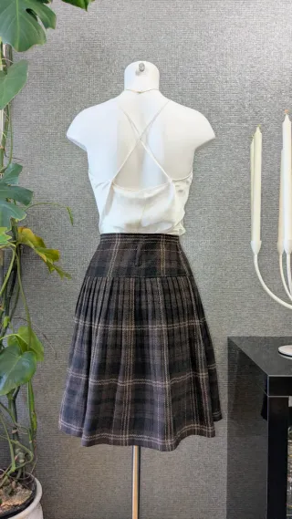 Falda Zara tableada cuadros