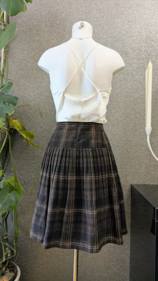 Falda Zara tableada cuadros