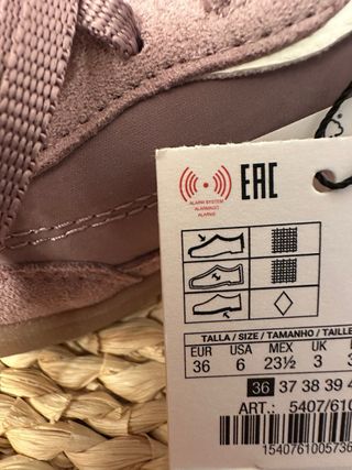 Zapatillas Zara mujer cordones