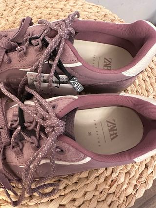 Zapatillas Zara mujer cordones