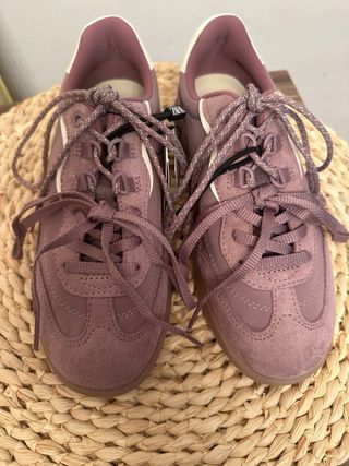 Zapatillas Zara mujer cordones
