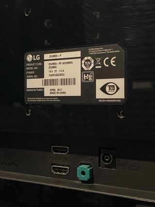 Dos Monitores LG 25UM58-P 25" Ultrawide FullHD