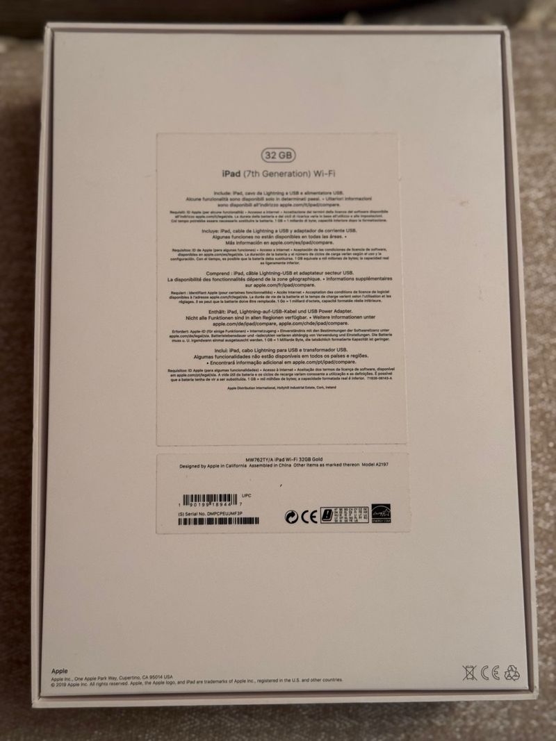 iPad 7ª Generación afbeelding 2