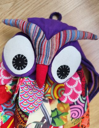 Mochila buho patchwork multicolor