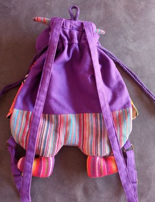Mochila buho patchwork multicolor