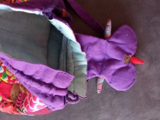 Mochila buho patchwork multicolor