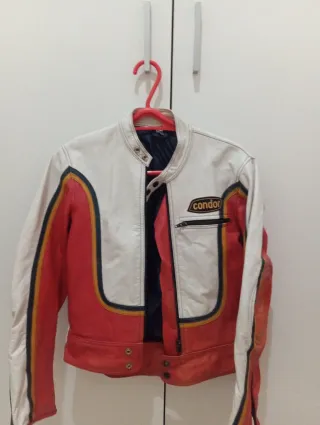 Chaqueta Moto Condor Roja y Blanca