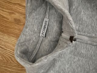 Sudadera CP Company Gris Media Cremallera