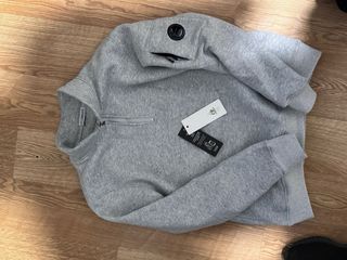 Sudadera CP Company Gris Media Cremallera