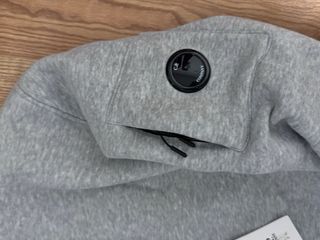 Sudadera CP Company Gris Media Cremallera