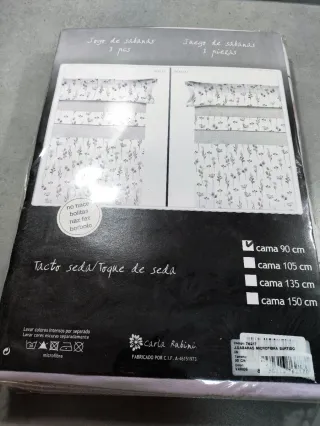 Juego de sábanas Carla Rubini tacto seda