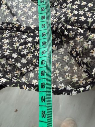 Blusa de gasa blanca mujer talla 44