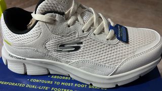 Zapatos Skechers Flex Comfort Beige/Blanco