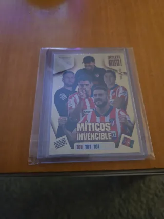 Tarjeta Míticos Invencible Atleti + Ed. Limitada f