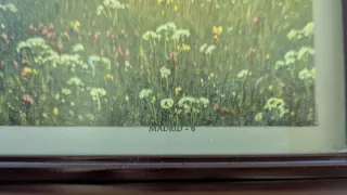 Cuadro japonés de papel y madera