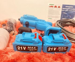 Pistola Lavado 21V con Maletín y 2 Baterías Azulco