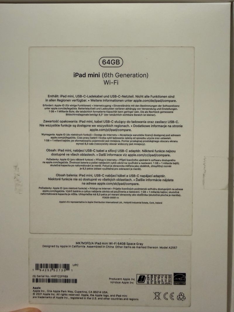 iPad mini 6ª Gen Plata afbeelding 4