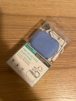 Auriculares TWS Bluetooth Azules
