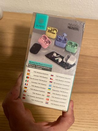 Auriculares TWS Bluetooth Azules