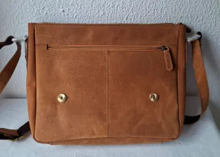 Bolso bandolera LEABAGS cuero auténtico,  vintage