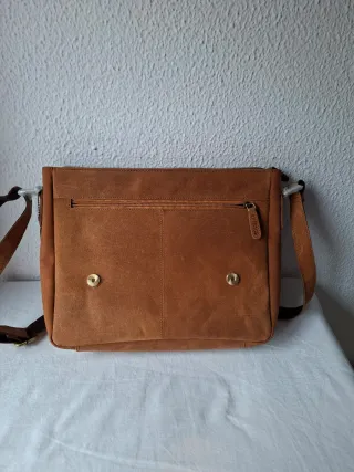 Bolso bandolera LEABAGS cuero auténtico,  vintage