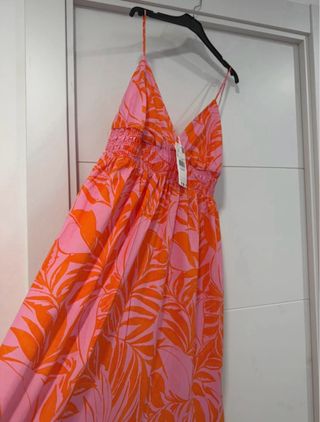 Vestido tirantes estampado floral