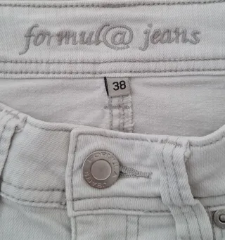 Minifalda blanca Formula Jeans Talla 38