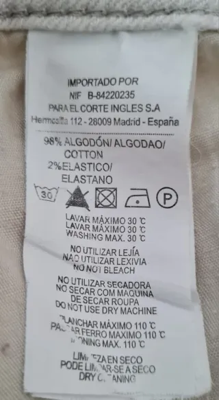 Minifalda blanca Formula Jeans Talla 38