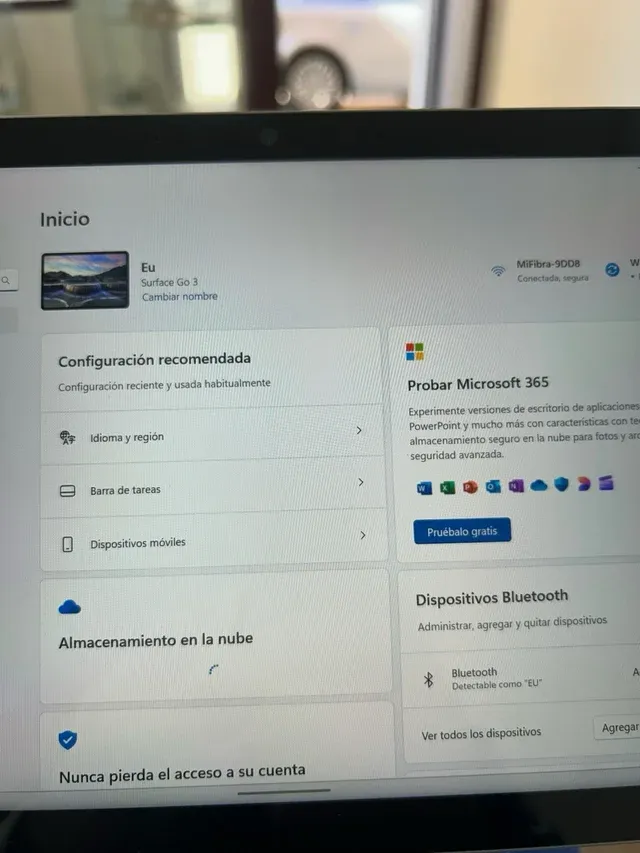 Surface Go 3 128GB Plata 8GB RAM afbeelding 9