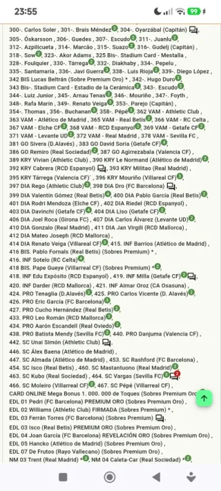 Cromos Panini Adrenalyn XL Edición Limitada