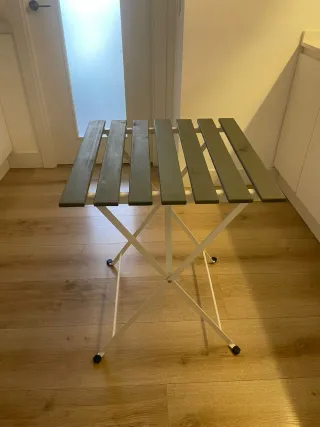 Mesa de terraza plegable