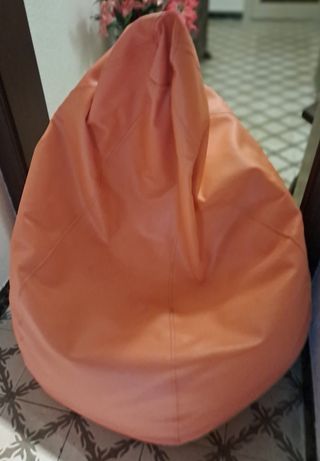 Puff Naranja Polipiel Maquidepol