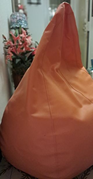 Puff Naranja Polipiel Maquidepol