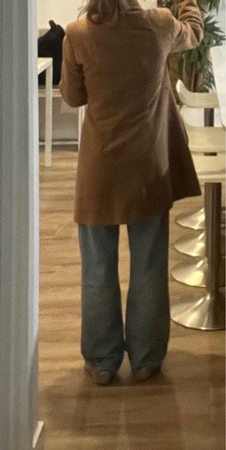 Levita militar estilo Napoleón camel