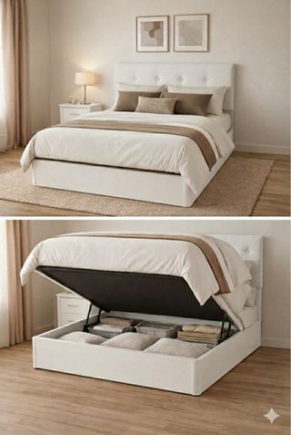 Cama colchon canape individual matrimonio