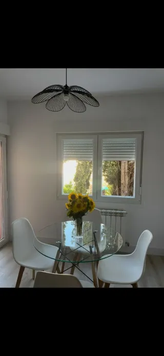 Lámpara de techo estilo flor