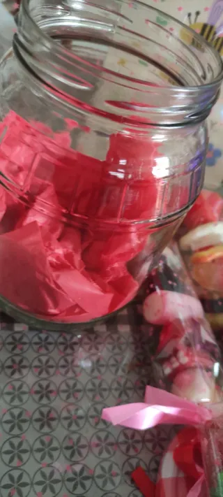 Tarrito de gominolas decorado