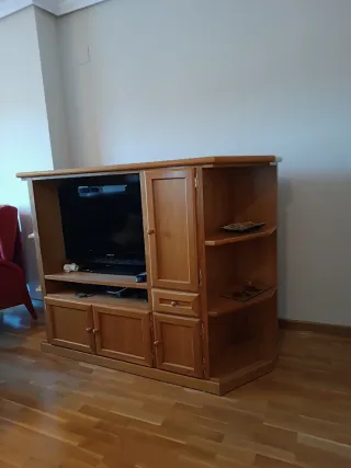 Mueble TV Roble Macizo
