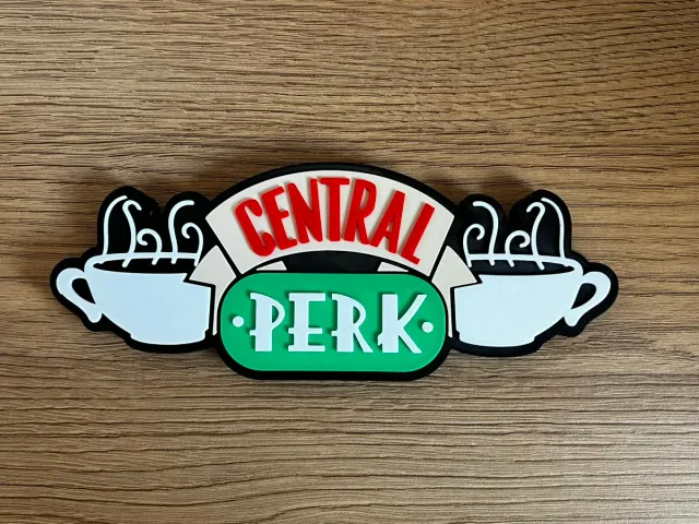 Logo Central Perk Friends Série
