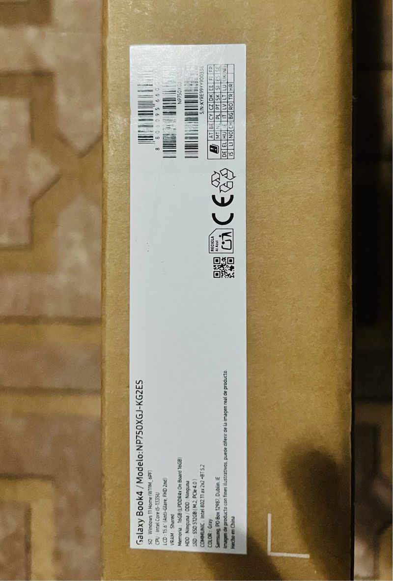 Samsung Galaxy Book4 NP750XGJ-KG2ES Gris