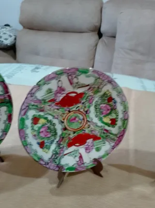 Plato Decorativo Porcelana china Multicolor