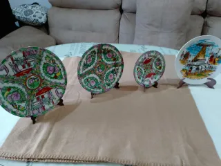 Plato Decorativo Porcelana china Multicolor