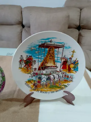 Plato Decorativo Porcelana china Multicolor