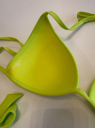 Bikini Calzedonia Verde Lime con Strass Tg 3